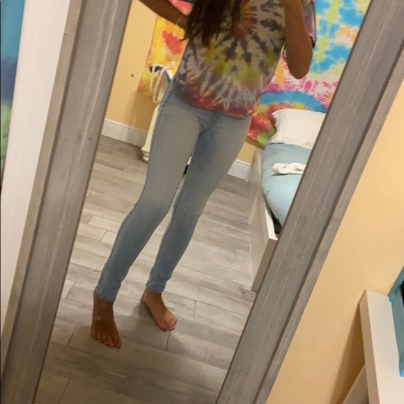 Light wash high waisted jeans - Picture 1 of 4